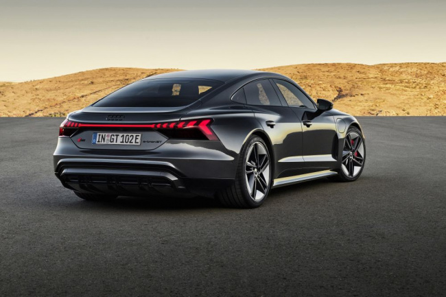 audi e-tron gt customers already favouring rocket ship rs version