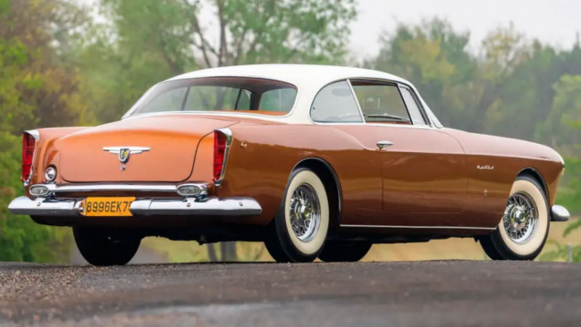 news, classic, american, muscle, newsletter, handpicked, sports, client, modern classic, europe, features, luxury, trucks, celebrity, off-road, exotic, asian, tuner, japanese, 1955 chrysler ghia st auctions for $700,000