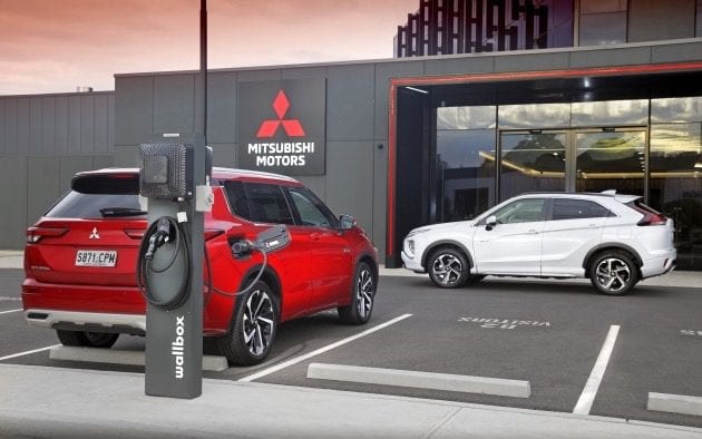 mitsubishi claims australia v2g first with installation of bi-directional chargers