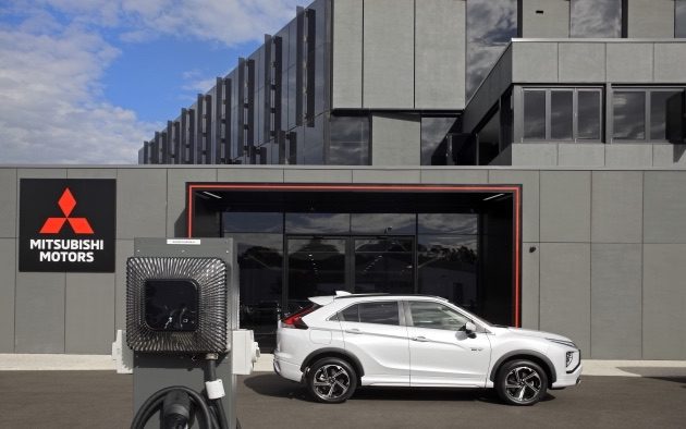mitsubishi claims australia v2g first with installation of bi-directional chargers