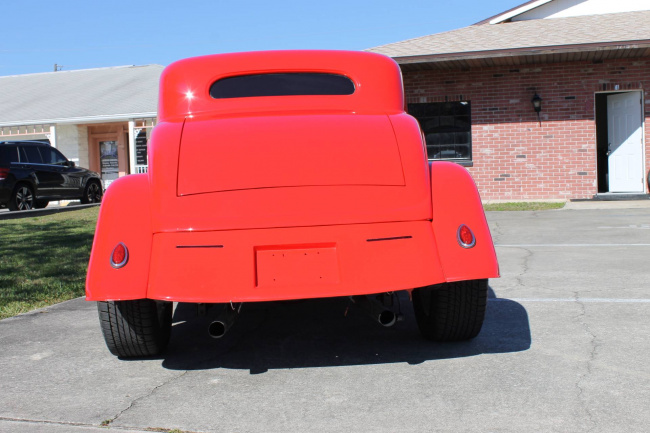 handpicked, classic, american, news, muscle, newsletter, sports, client, modern classic, europe, features, luxury, trucks, celebrity, off-road, exotic, asian, supercar, this 1934 ford coupe punches with a 502 cubic inch v-8