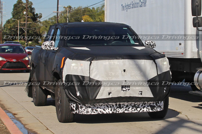 2024 toyota tacoma spied testing in california