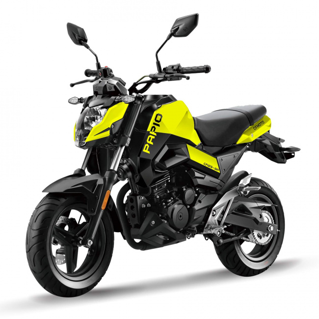 The standard CFMoto Papio is aimed at one competitor: The Honda Grom.
