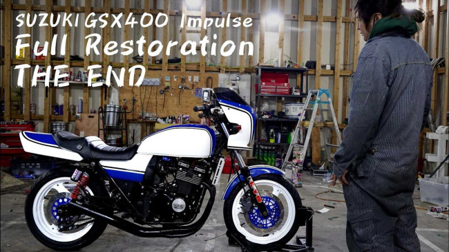 Check Out This Full Restoration Of A Suzuki GSX400 Impulse