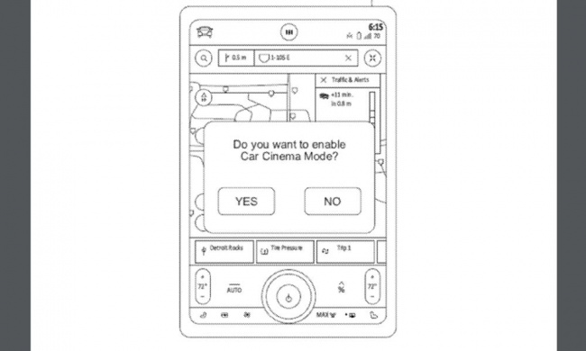 , ford patents new vehicle mode specifically for drive-in cinema
