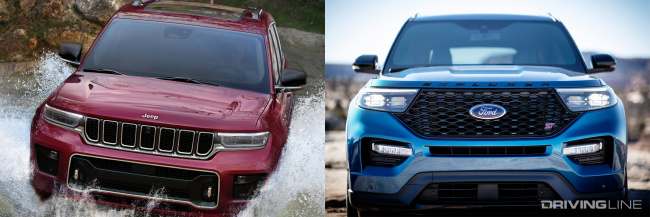3-Row SUV Comparison: Explorer ST Vs. Grand Cherokee L