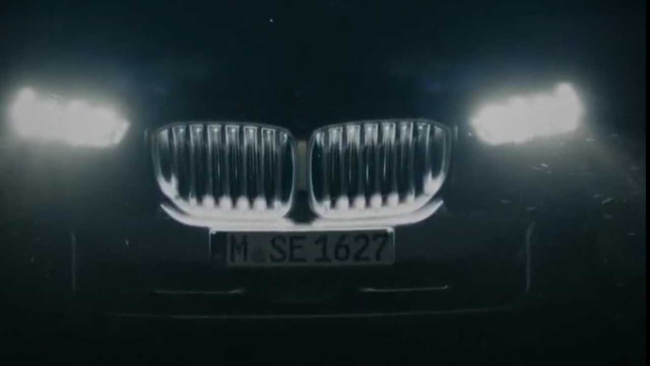 2024 bmw x5 teased with illuminated grille