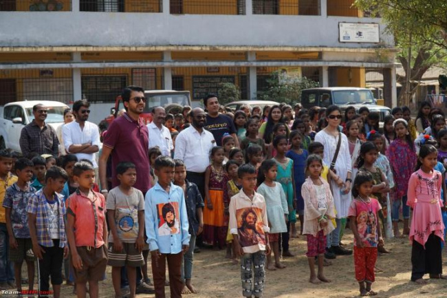In Pictures: Team-BHP's charity drive to a tribal school in Shirole, Indian, Member Content, car meet, drive, charity
