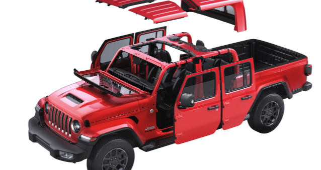 how roomy is a jeep gladiator?