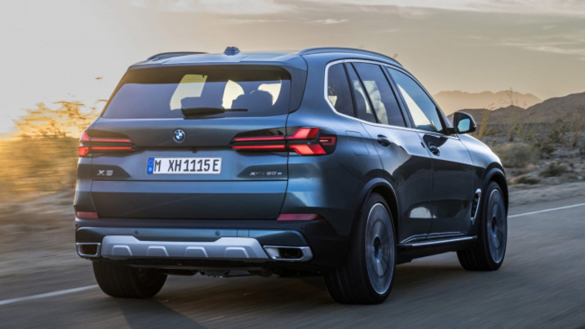 BMW X5 facelift - rear tracking