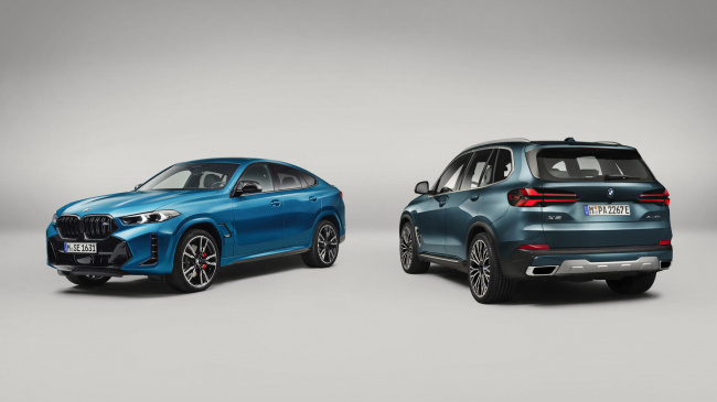 2023 bmw x5, 2023 bmw x6, bmw, x5, x6, 2023 bmw x5 and bmw x6 facelift unveiled - new design, new powertrains and more