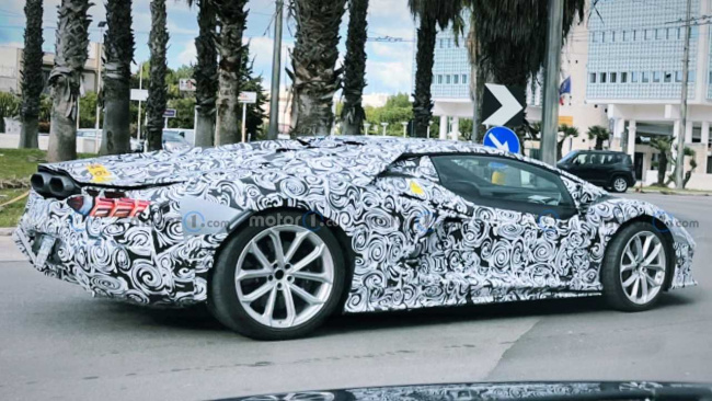 lamborghini aventador replacement spotted in italy by motor1 readers