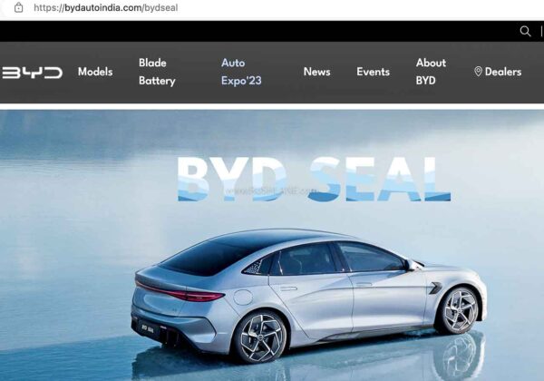 byd seal electric india website goes live – 700 km range