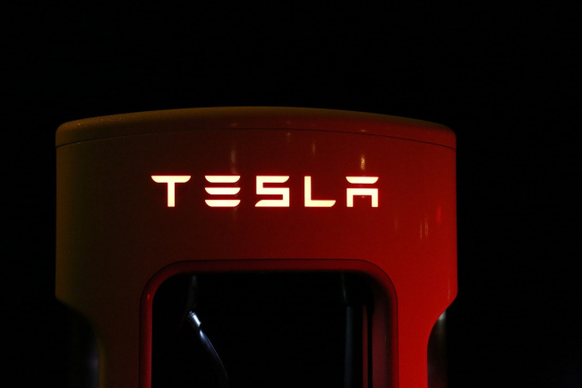 tesla stock rebounded in january, surging over 40%