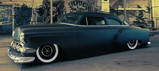 1954 Chevy Jesse James Rat Rod, 1950s Cars, classic car, hot rod, rat rod