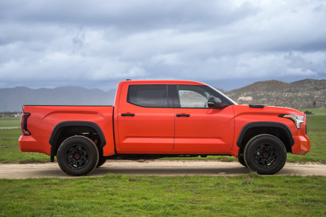 trucks, test drive, driven: 2023 toyota tundra trd pro is is close to a perfect package