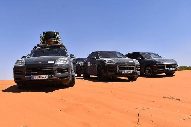 porsche, cayenne, car news, 4x4 offroad cars, adventure cars, prestige cars, watch: 2023 porsche cayenne teased getting down and dirty