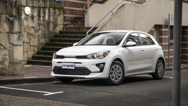 kia rio 2023, kia news, kia hatchback range, hatchback, industry news, showroom news, small cars, the beginning of the end for the light-hatch segment? kia confirms there will be no 2024 rio in australia as it joins other discontinued models like the suzuki baleno and mitsubishi mirage