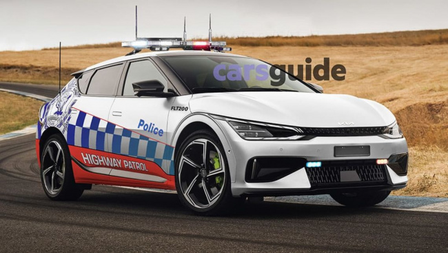 kia ev6 2023, kia news, kia suv range, electric cars, holden commodore police car replacement? 2023 kia ev6 electric car could be coming soon to a rearview mirror near you!