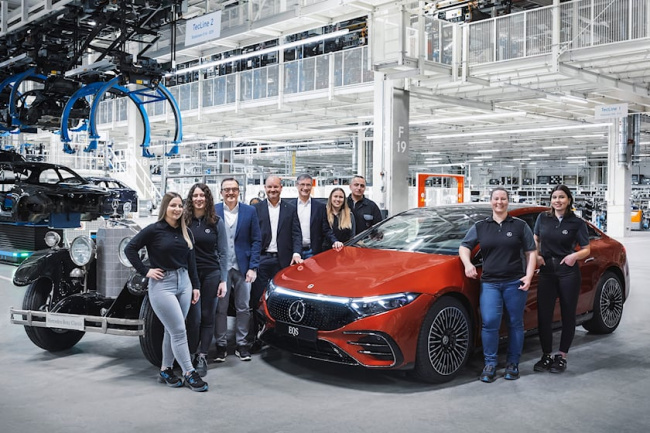 technology, mercedes celebrates 22 millionth mercedes-benz vehicle to roll out of sindelfingen in germany