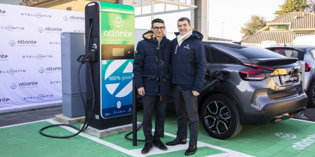atlante, charging infrastructure, charging stations, france, free2move, italy, milan, nhoa, stellantis, stellantis launches charger construction in italy