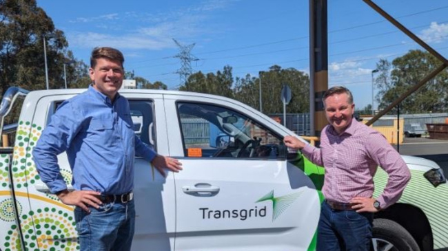 Minister for Climate Change and Energy Chris Bowen with Australia’s first electric ute. Picture: Twitter/@Bowenchris, Technology, Motoring, Motoring News, Australia’s first electric ute with eye-watering $90,000 price tag slammed