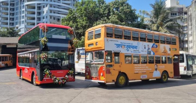 Mumbai: Switch Mobility delivers first electric double-decker bus, Indian, Commercial Vehicles, BEST bus, double decker, Electric Bus, Switch Mobility