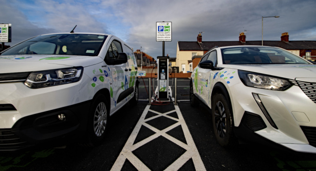 ev infrastructure, manufacturing, fleet management, used car market, largest electric vehicle charging hub opens in wales