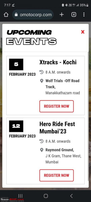 My experience taking part in the Hero XTrack events at Kochi, Indian, Member Content, Hero Xpulse 200
