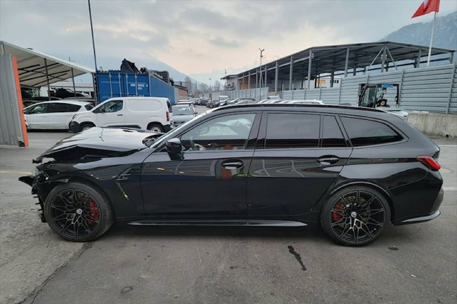 sports cars, for sale, even when wrecked, a bmw m3 touring is an $80,000 wagon
