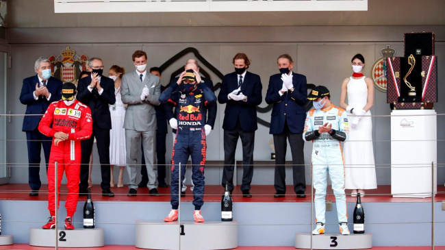 max masters monaco - and leads the f1 title charge