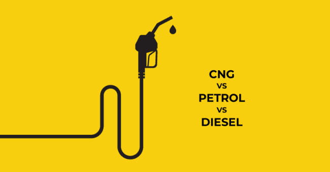 petrol, diesel, cng, cng vs petrol vs diesel cars – which one should you opt for?