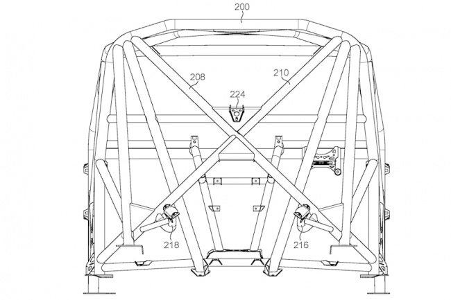 technology, scoop, patents and trademarks, off-road, land rover designs new roll cage and suspension for a hardcore offroad defender