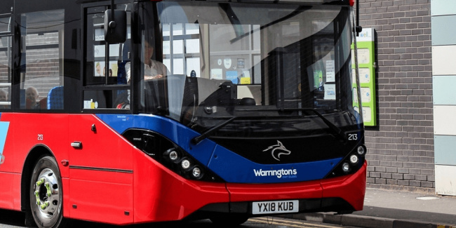 electric buses, england, public transport, subsidies, warrington, warrington’s own buses, zebra, warrington to become the uk’s next all electric bus town