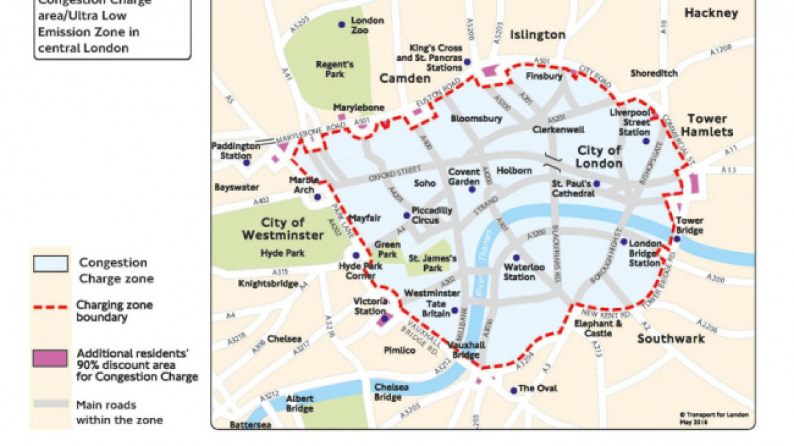 coronavirus, consumer, london congestion charge: 20-year anniversary, map, times, exemptions and full details