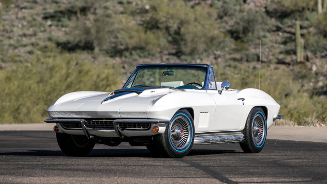 corvette, chevrolet corvette, chevrolet, this 1967 corvette convertible is 1-of-1 rare!