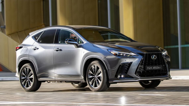 lexus nx, lexus lx, lexus lc, lexus nx 2023, lexus lx 2023, lexus lc 2023, lexus news, lexus convertible range, lexus coupe range, lexus suv range, convertible, hybrid cars, industry news, showroom news, lexus ups pricing for the popular nx mid-size family suv, its sibling to the toyota rav4