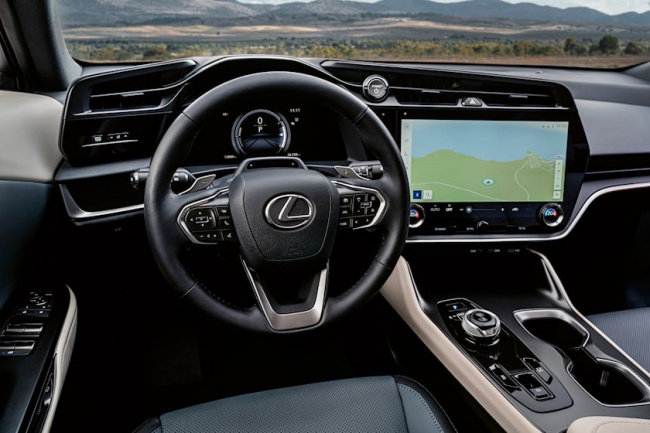 technology, scoop, lexus rz's yoke steering wheel and steer-by-wire delayed to 2025