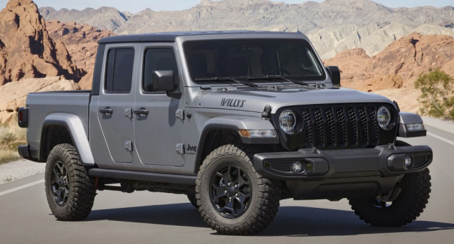 gladiator, jeep, wrangler, 2023 jeep wrangler sport and gladiator sport save money with old-school feature