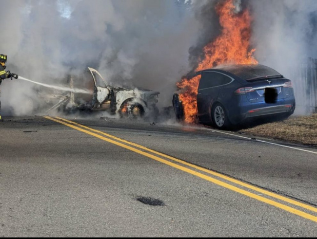 tesla model x safety highlighted in horrifying accident: ‘i’m just happy to be alive’