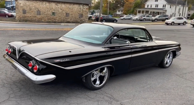 ’61 chevy bel air 409 with dual quads, 4-speed and posi rear end, hear the roar