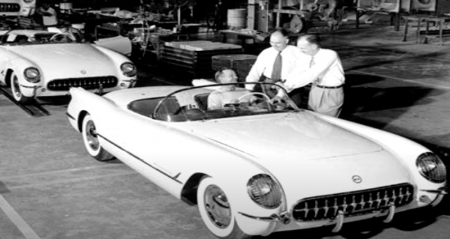 corvette, chevrolet corvette, chevrolet, 1953 corvette vin 001 may have finally been found