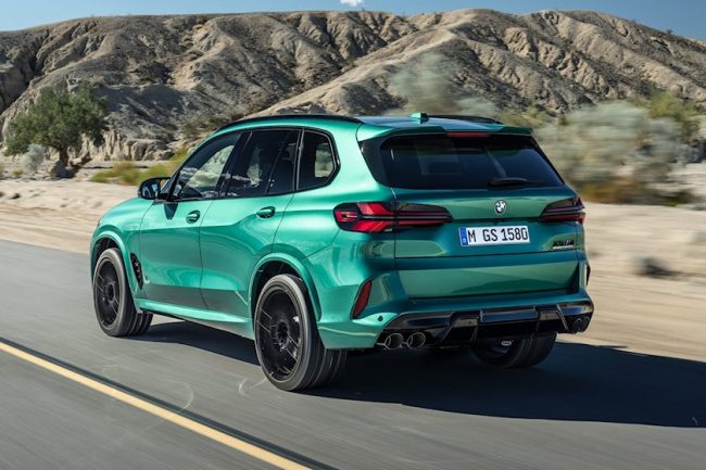 sports cars, the 2024 bmw x5 m competition and x6 m competition are better track suvs than ever