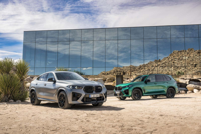 the 2024 bmw x5m and x6m are only available in competition spec