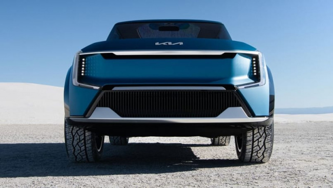 kia news, kia suv range, electric cars, industry news, electric, green cars, family cars, an electric toyota landcruiser rival from under $100k? 2024 kia ev9 electric car spied testing undisguised, reveal due soon