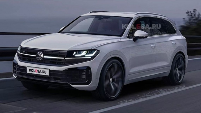 volkswagen touareg, volkswagen touareg 2023, volkswagen news, volkswagen suv range, volkswagen, family cars, is this what the 2024 volkswagen touareg will look like? what we know so far about the updated bmw x5, volvo xc90 rival