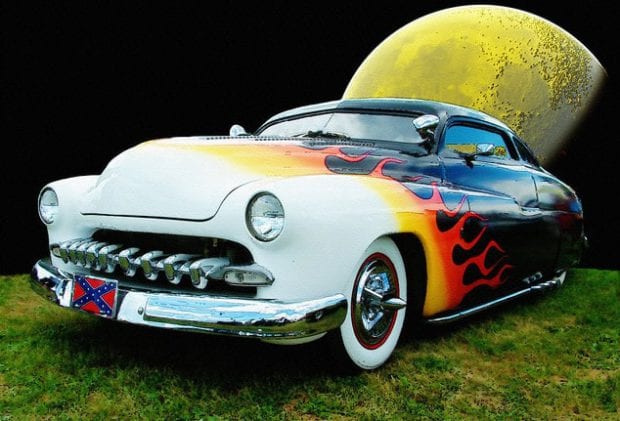 1950 Flamed Mercury, 1950s Cars, classic car, Mercury, old car