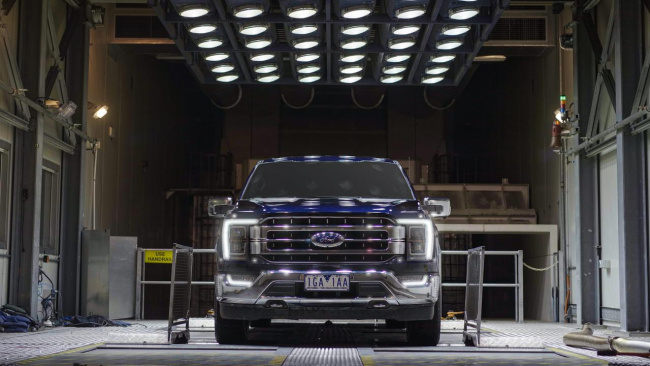 The Ford F-150 has been tested to meet Australian expectations., Lariat models promise to be plush., Ford’s F-150 has a cult following in the US., Long wheelbase versions have extra room in the tray., The Ford F-150 should prove to be a rugged beast., Ford’s F-150 is on its way to Australia., Technology, Motoring, Motoring News, Ford reveals full price and specifications for new F-150