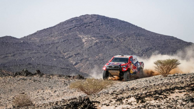 dakar review after stage 4: hat trick of stage wins for toyota's al-attiyah
