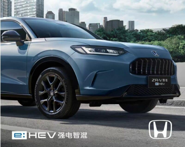 honda zr-v e:hev launched in china, price starts at 26,200 usd